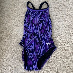 Purple One Piece Swimsuit